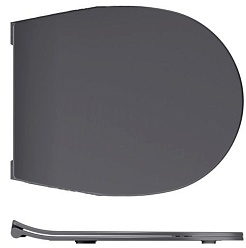 Allen Brau Унитаз подвесной Reality 4.32006.AN антрацит с крышкой 4.32007.AN – фотография-4