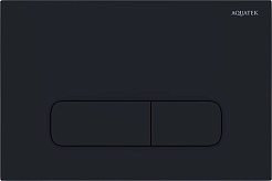 Aquatek Унитаз подвесной Вега AQ1905-00 в комплекте с инсталляцией Standard INS-0000012 с клавишей смыва KDI-0000017 матовая черная и крепления KKI-0000002 – фотография-4