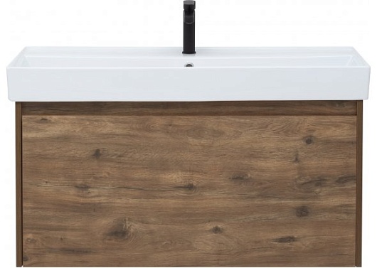 Aquanet Мебель для ванной Nova Lite 100 дуб рустикальный – картинка-9