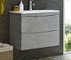 Misty Мебель для ванной Атлантик 100 2 ящика подвесная серый камень – фотография-14