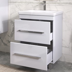 Vigo Тумба с раковиной Land 600-0-1 белая – фотография-5