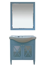 Misty Зеркало Анна 80 голубое матовое – фотография-3