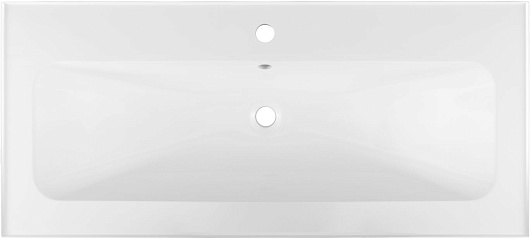 Aquanet Тумба с раковиной Арт 100 подвесная мисти грин матовая – картинка-13