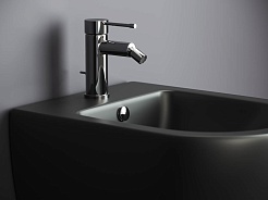 Ceramicanova Подвесное биде Metropol CN4003MB чёрное матовое – фотография-3