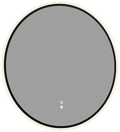 Aquanet Зеркало Контур 60x60 Led TX с подсветкой и антизапотеванием черное – фотография-2