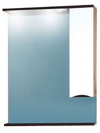 Бриклаер Зеркальный шкаф Токио 70 R венге – фотография-1