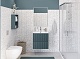 BelBagno Тумба под раковину Uno mini 50 подвесная Голубой матовый – картинка-20