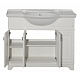 Misty Мебель для ванной Лувр 105,зеркало-шкаф, белая – картинка-15