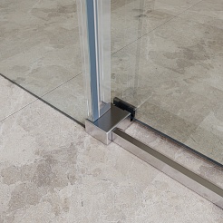 BelBagno Душевой уголок Soft Close-2 SOFT_CLOSE-2-AH-1-160/90-C-Cr 160x90 профиль хром стекло прозрачное – фотография-8