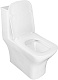 Azario Унитаз-моноблок Lodi AZ-8617 безободковый с бачком с сиденьем микролифт белый – картинка-16