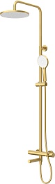 Cezares Душевая система RELAX-CVD-BORO брашированное золото – фотография-1