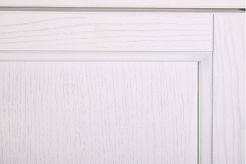 ASB-Woodline Тумба под раковину Модерн 85 белый (Патина серебро) – фотография-4