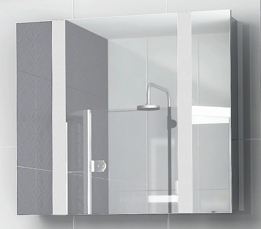  Зеркальный шкаф Fresh 80 белый – фото-1