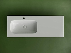 Ceramicanova Мебельная раковина Grace 121 L CN7020 белая – фотография-3