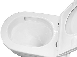 Azario Унитаз подвесной Fora AZ-0017-UQ3 безободковый белый – фотография-13