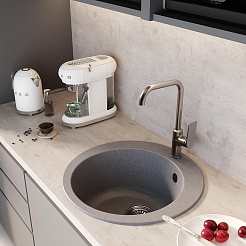 Mixline Мойка кухонная ML-GM13 графит – фотография-4