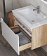 Vigo Мебель для ванной Grani 600-0-1 подвесная белая/дуб сонома – фотография-25