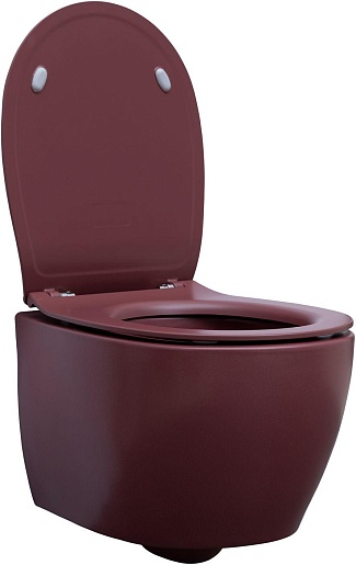 Allen Brau Чаша подвесного унитаза Fantasy 4.11004.BD бордо – фотография-4