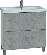 Vigo Тумба с раковиной Geometry 800-0-2 Como бетон