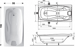 Ravak Акриловая ванна XXL 190x95 – фотография-5