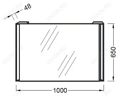 Jacob Delafon Мебель для ванной "Reve 100" дым – фотография-4