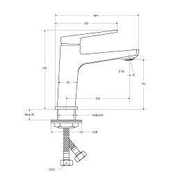 BelBagno Смеситель для раковины Ardente ARDENTE-LVM-CRM-W0 хром – фотография-6