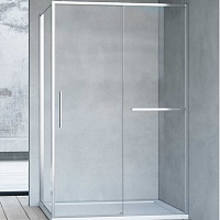 Vincea Душевой уголок Slim Soft 110x80 VSR-1SS8011CL профиль хром стекло прозрачное