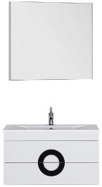 De Aqua Мебель для ванной Форма 90, зеркало Сильвер – фотография-1