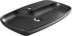 Allen Brau Мебельная накладная раковина Liberty 70 4.32011.31 чёрный матовый – фотография-3