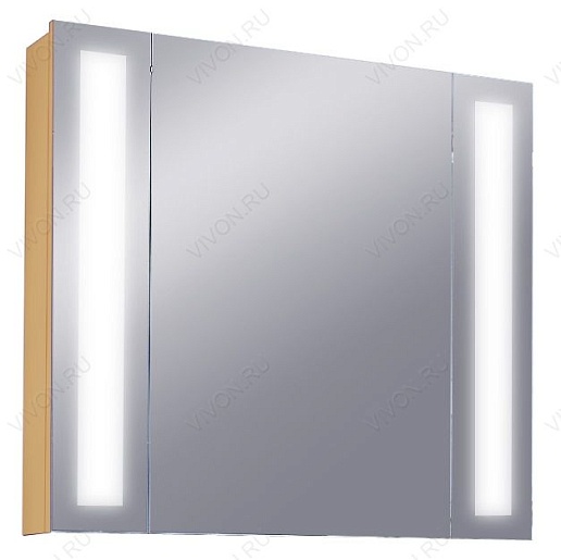  Зеркальный шкаф "Point 75" капучино – фото-1