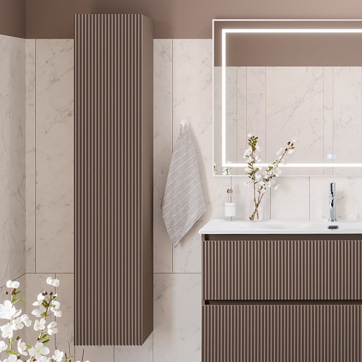 BelBagno Шкаф подвесной UNO 33/160 Бежевый матовый – фотография-4