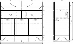Dreja Тумба с раковиной Antia 95 капучино – фотография-3