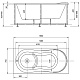 Aquatek Акриловая ванна Афродита 150x70 – фотография-8