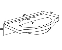 Runo Тумба с раковиной Леон 60 – фотография-4