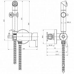 Lemark Смеситель Solo LM7166BL для душа – фотография-3