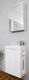 BelBagno Мебель для ванной подвесная CAPELLA 50 R Bianco Lucido – фотография-1
