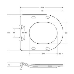 BelBagno Крышка-сиденье Amanda BB051SC с быстросъёмными петлями – фотография-2