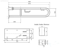 Bemeta Откидной U-образный поручень Help 301102281 – фотография-3