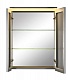De Aqua Зеркало-шкаф для ванной Алюминиум 60 (AL 502 060 S) серебро – картинка-11