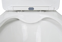 Azario Унитаз-компакт Avero AZ-3121 безободковый с бачком с сиденьем микролифт белый – фотография-10