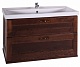 ASB-Woodline Мебель для ванной Прато 100 антикварный орех, массив ясеня – фотография-11