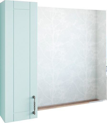 Sanflor Мебель для ванной Глория 85 L серая матовая – картинка-9