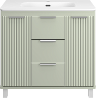 Brevita Тумба с раковиной Risacca Pistachio 90 фисташковый