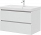 Aquanet Мебель для ванной Вега 80 подвесная белая глянцевая – фотография-35