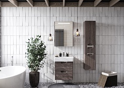 Акватон Шкаф пенал Сильва 32 R дуб макиато – фотография-4