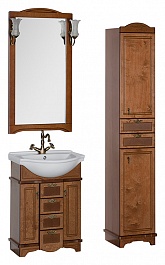 Aquanet Зеркало для ванной "Луис 60" NEW темный орех – фотография-3