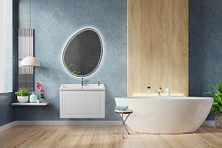 Cezares Тумба под раковину Giubileo 80 подвесная брашированный ясень – фотография-9