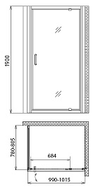 Gemy Душевой уголок Sunny Bay S28160-A80 – фотография-5