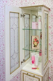 Sanflor Колонна Адель L белый/ патина золото – фотография-5