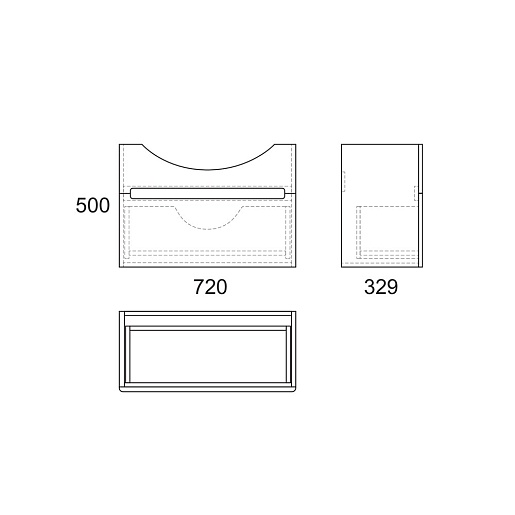 Owl 1975 Мебель для ванной Lagerta 75 – фотография-6